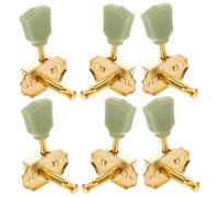 COOPHYA 6pcs Guitar Pegs Locking Tuners Pitch Knobs for Acoustic Guitar String Tuning Machines Electric Classical Tuner Tool Kit