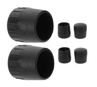 COOPHYA 6pcs Rubber Mic Stand Foot Caps Mic Stand Adapter for 25mm Tube Diameter for Music Equipment