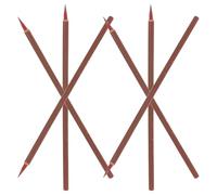 COOPHYA 6pcs Traditional Chinese Brush Pen Set for Calligraphy and Painting with Smooth Writing, Good Ink Absorption, Wooden Handles, for Watercolor Painting