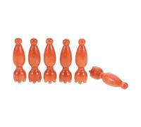 COOPHYA 6pcs Wooden Facial and Neck Massage Tool for Women Lotus Shape Guasha Massage Device with Face Sculpting and Soothing Touch for Office and Relaxation