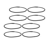 COOPHYA 8pcs Elastic Band Replacement Anti-vibration Rubber Rings Universal Compatibility Easy Installation Black Shock Mount for Home Studios Desktop Setups