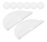 COOPHYA 8pcs Fruit Drying Mesh Dehydrator Trays Round Silicone Mat Reusable Tear Resistant Non-Stick Food Dryer Mats for Home Use