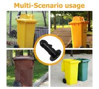 COOPHYA 8pcs Plastic Trash Can Pins for Lid Locking Replacement Parts for Wheeled Garbage Bins Secure Connecting Axle Design Prevents Spills Easy to Clean and Maintain Suitable for Outdoor