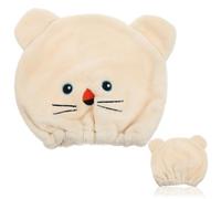 COOPHYA Absorbent Hair Towel Wrap for Shower Quick Drying Cartoon Bath Turban with Soft Microfiber for