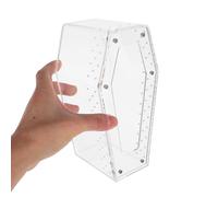 COOPHYA Acrylic Reptile Cage Coffin Style Habitat Box with Escapeproof Design and Versatile Use for Small Reptiles and Insects