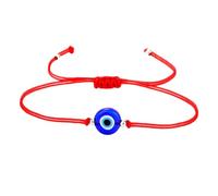 COOPHYA Adjustable Evil Eye Protection Bracelet for Men Women Minimalist Red String Wrist Jewelry with Eye Beads Lightweight Handmade Accessory for Daily Wear Party Work School