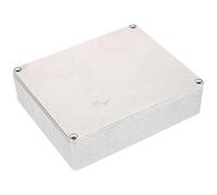 COOPHYA Aluminum Guitar Effect Pedal Enclosure Box for DIY Electric Guitar Effect Pedals with Polished Surface, Diecasting Stomp Box Replacement Sturdy Silver Electronic Enclosure Case