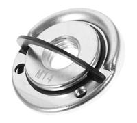 COOPHYA Angle Grinder Locking Nut 14mm Steel Flange Nut for Processing and Polishing, Sturdy Self-locking Replacement Part to Performance and Prevent Deformation