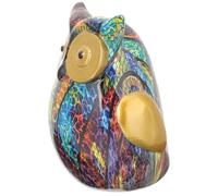 COOPHYA Animal Stable Owl Space-saving Resin Bottom Figurine and Design, for Delicate Statue Display Random Color Coffee Shops and Room Decoration for Home and Office