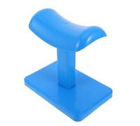 COOPHYA Anti-skid Pedicure Stool with Reliable Plastic Material and Versatile Use, Ergonomic Blue Foot Rest for Pedicurists Suitable for Foot Spas and Manicure Pedicure Sessions