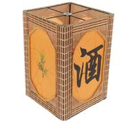 COOPHYA Bamboo Pendant Shade Ceiling Light Cover Weaving Design, Practical and Reusable Lamp Shade for Theme Party Or Coffee Shop, Modern and Elegant Lampshade