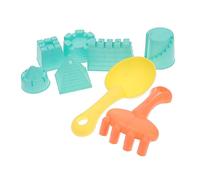 COOPHYA Beach Set with Wear Resistant Sand Digging Tools and Castle Moulds Portable Soft Sand for Outdoor Summer Play and Pool Party Fun Random Color