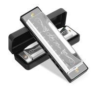 COOPHYA Beginner Musical Toy Ten Harmonica Boys and Girls Mouth Organ c Harmonica