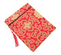 COOPHYA Bible Cover Bag Crafted Silk Fabric Book Bag Eye-catching Pattern Women's Wallet Buddhist Aesthetic
