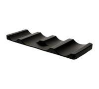 COOPHYA Black Silicone Beverage Storage Cushion Non-slip Beer Bottle Rack Mat for Home Fridge Organization Practical Drinks Shelf for Cans and Wine Kitchen Storage