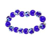 COOPHYA Blue Evil Eye and Versatile Use Beaded Bracelet Glass Material for Women with Comfortable Wear Trendy Wrist Jewelry Suitable for Daily Wear and Occasions