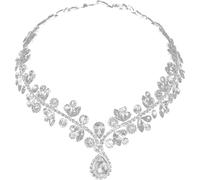 COOPHYA Bridal Hair Accessory Easy to Fix and Take Wedding Head Chain Jewelry Elegant Silver Delicate Alloy and Rhinestone for Women for Modern Wedding Decor