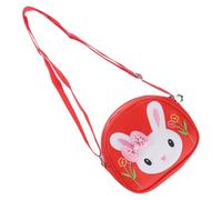 COOPHYA Bunny Crossbody Purse for Little, Shoulder Bag with Cute Red Rabbit Design, Lightweight Handbag for Birthday and Everyday Use