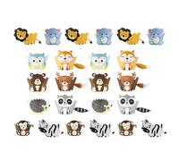 COOPHYA Cartoon Cake Wrappers and Cupcake Holders Set Made of Paper with Adorable Animal Shapes, for Decorating Cakes and Cupcakes at Showers Or as Photography Props