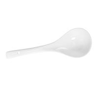COOPHYA Ceramic Ladle Soup Spoon with Multi-Function Design for Serving Soup and Rice Porridge in Restaurants