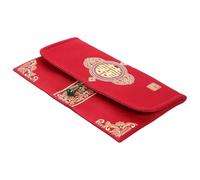 COOPHYA Chinese Wedding Money Envelope Red Packet Brocade Material Sturdy and Delicate Red Packet for Bridal Shower and Wedding Party