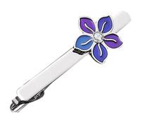 COOPHYA Classic Silver Tie Clip for Men, Stylish Copper Material Necktie Pin with Elegant Design, for Business and Parties, Birthday Gift for Husband or Male Friends