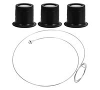 COOPHYA Clip-on Magnification Glasses for Repair Watch and Making with Lens and Precise Lightweight and Metal Frame for Detailed Work and Reading