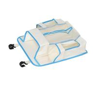COOPHYA Crib Hanging Organizer Diaper Storage Bag Large Capacity Easy to Install Lightweight Compact Design for Nursery Travel Minimalist Style for Cribs Strollers