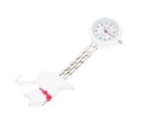 COOPHYA Cute Cat Design and Alloy Material Pocket Watch with Quartz Movement, Accurate Timing and Easy to Clean, Stylish White Glass for Professionals and Everyday Use