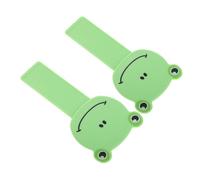 COOPHYA Cute Toilet Seat Lifter 2pcs Cartoon Toilet Lid Handle Opener for Boys and Girls Bathroom Accessories Tool Adhesive Design for Home and Travel