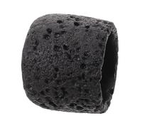 COOPHYA Decorative Cement Match Holder Jar, Black Fireproof Storage Canister for Kitchen Tasks and Outdoor Use, Easy to Move Matchstick Box Holder for Emergency Lighting