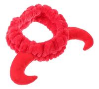 COOPHYA Devil Horns Headband Makeup Hairband Plush Soft Comfortable Stylish Horn Shape for Women Daily Life Washing Face and Skincare