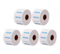 COOPHYA Disposable Barber Neck Strips Hairdressing Neck Paper Rolls 5pcs Waterproof for Perming and Styling Use