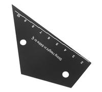 COOPHYA Double Sided Guitar String Action Ruler for Electric Acoustic Bass Guitars with Precise Scales and Fretboard Measuring Tool for String Height and Neck Flatness Check