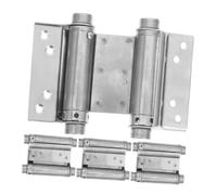 COOPHYA Double Spring Hinges Easy Installation Heavy Duty 4pcs Stainless Steel with Automatic Door Closing and Adjustable Angle for Commercial Use on Doors and Gates