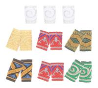 COOPHYA Dreadlocks Hair Hair Braid Rings 15Pcs Assorted Color Fabric Braids for Reggae and Hippie Looks