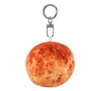 COOPHYA Earth Keychain: Plush Planet Astronaut Themed Keychain - Mini Stuffed Planet Pendant - Valentine's Day Classroom Prizes Outer Space Party Favors