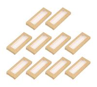 COOPHYA Empty Lash Case Golden Colour for Personal False Eyelashes Storage with Trays Eyelash Storage Box 24pcs Paper Material and Maintaining Shapes for Professional Beauty Shops