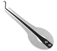 COOPHYA Ethnic Instrument Mouth Musical Instrument Jaw Harp Silver Metal Ethnic Style Easy to Use Suitable for Performing Beginners