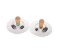 COOPHYA Finger Cymbals for Kids Small Metal and Wood Mini Percussion Instruments with Sturdy Material and Portable Design, for Music Teaching and Group Music Activities