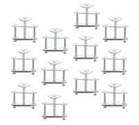 COOPHYA Flow Control Hose Clamp Swivel Screw 12Pcs Water-Stop Tubing Clamps for Experimental Teaching Ergonomic Grip