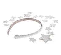 COOPHYA Glitter Star Headband Thin Sparkly Ribbon, 1pcs Christmas Party Hair Accessory for Women and, Cute Holiday Star Hairband for Bridal Shower and Festival