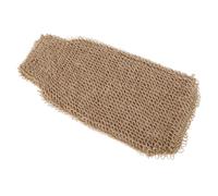 COOPHYA Gloves Exfoliating Gloves with Thumb Design Jute Mitts Shower Bath and Removing Debris for Efficient Scrubbing and Dead Skin Cells, Khaki Suitable for Men and Women