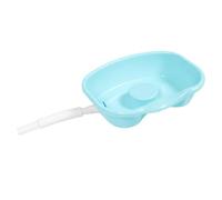 COOPHYA Hair Washing Basin Shampoo Bowl Portable Plastic Curved Edge Ergonomic Basin Shape Convenient Hair Washing No Burr for Nurses and Professional Stylists