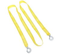 COOPHYA Heavy Duty 3 Meter Tow Strap Emergency Trailer Rope Nylon High Strength Orange Versatile Strap for Cars Bicycles Nighttime Use