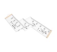 COOPHYA Height Measuring Chart Decorative Arrow Pattern Growth Ruler for Track Growth with Printing Removable Wall Art for Nursery and Bedroom Decor