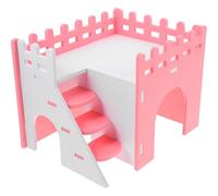 COOPHYA Hideout House Pvc with Ramp Multi-chamber Guinea Pig Small Animal Shelter Spacious Interior Safe and Healthy Design for Hamsters and Squirrels Home Pet's Living Space