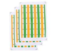 COOPHYA India National Flag Temporary Body Tattoos Sticker 126pcs Face Stickers Breathable and Safe to Skin for European Football Cup Sports Fans