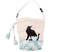 COOPHYA Japanese Kimono Drawstring Bag Japanese Style Drawstring Pouch for Party Decor Cat Shaped Bag Jewelry Pouch