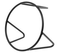 COOPHYA Large Black Iron Ball Display Stand Gazing Ball Base Crystal Sphere Holder for Garden Decoration